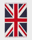 Union Jack Merino Wool Throw, Red White Blue | Really Wild Clothing | Spread Blanket