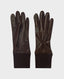 Heritage Fleece Lined Leather Shooting Gloves, Brown | Really Wild Clothing | Flat Lay