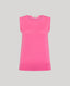 The Sabrina Crew Neck Tank In Hot Pink is a fine gauge knitted tank top with a round neck with ribbed detailing at the neckline, armholes and hem.