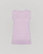 Front view of our Sabrina Crew Neck Tank in parma violet is perfect for layering under jackets or wearing on its own for a bold yet sophisticated aesthetic. The strong pastel colour-way will make a statement in the winter months.