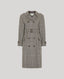 Chelsea Wool Check Trench Coat