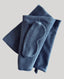Cashmere Travel Set In Denim with eye make, poncho and pouch