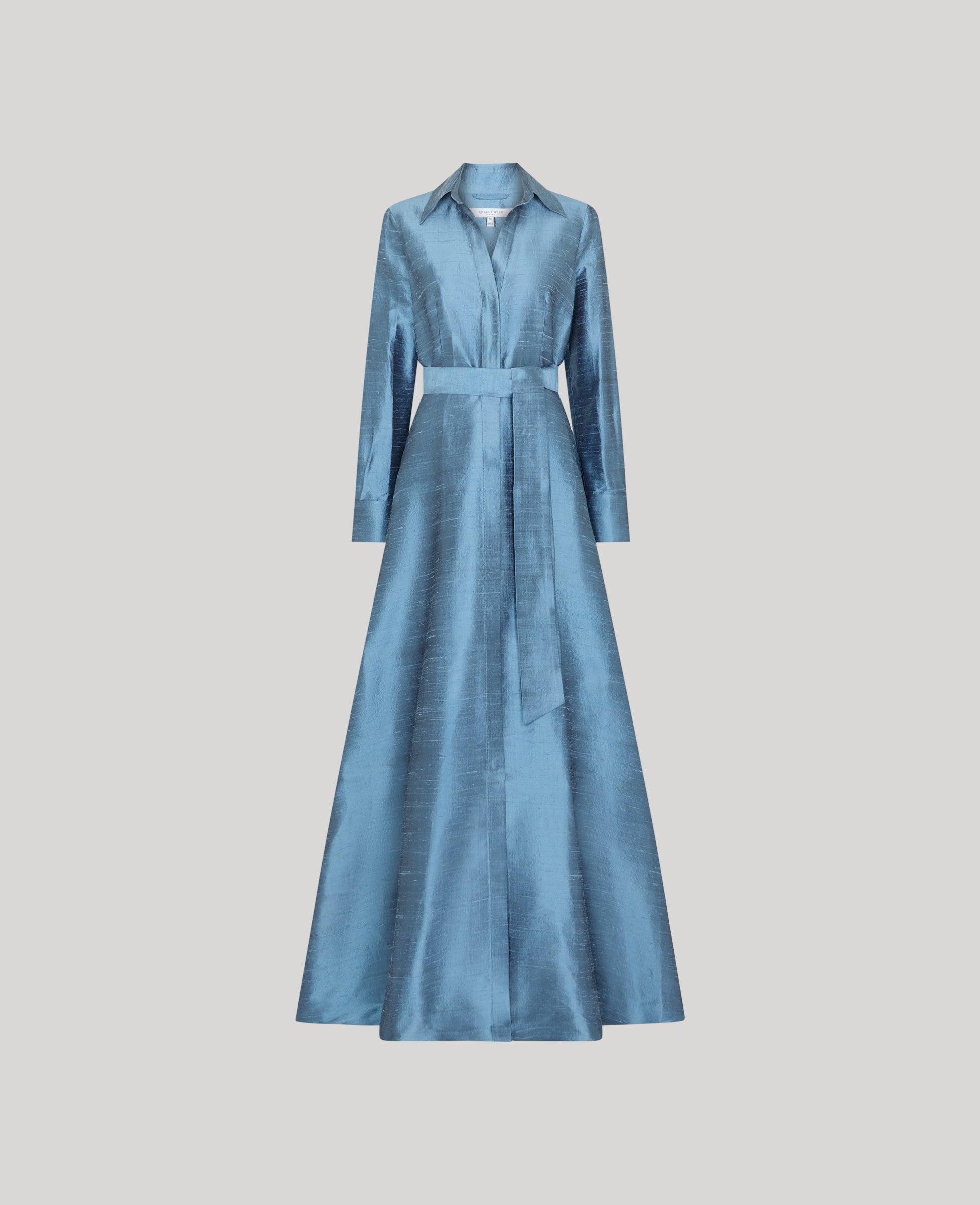 Women's - Maria Open Neck Gown - Cornflower Blue - Really Wild Clothing