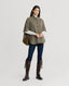 Beaufort Reversible Tweed and Velvet Cape