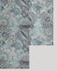 Sophia Liberty Silk Chiffon Scarf in Soft Blue with detail