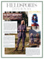 The Princess of Wales wearing Really Wild in a Country Living feature celebrating English country style. 