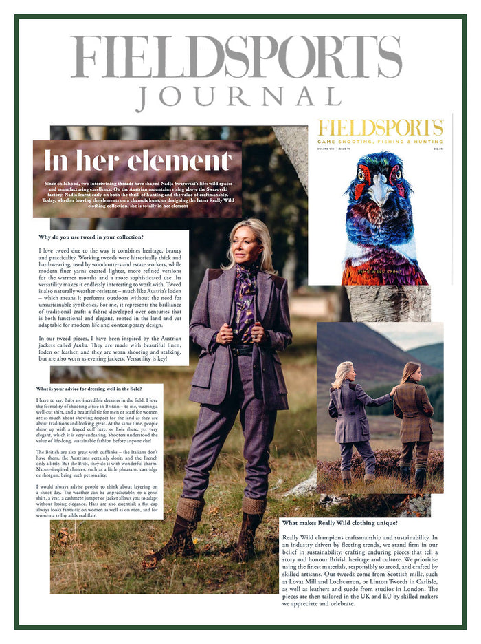 The Princess of Wales wearing Really Wild in a Country Living feature celebrating English country style. 