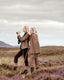 two women in tweed in the Scotish highlands 