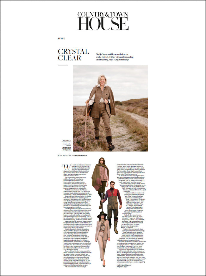 Really Wild Feature in Country and Townhouse