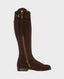 Spanish Boots in Chocolate Suede | Really Wild Clothing | Footwear | Side image