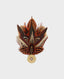 Feather Pin In Rust | Really Wild Clothing | Accessories | Front image