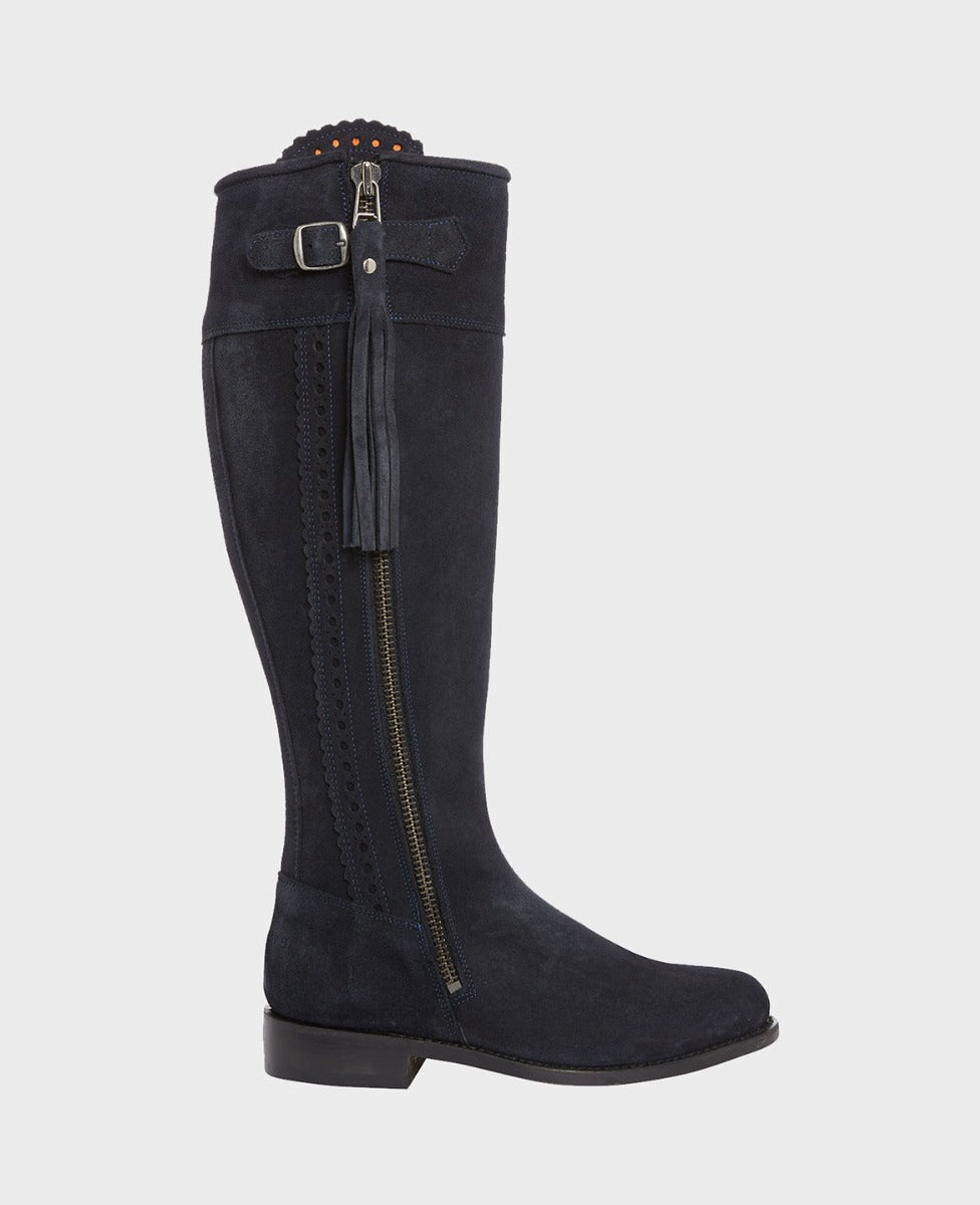 Wide Fitting Suede Spanish Boot
