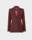 Patch Pocket Tweed Jacket in Berry Glitter | Really Wild Clothing | Jackets | Front image