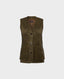 Nubuck Leather Waistcoat in Loden | Really Wild Clothing | Luxury Country Clothing | Front image