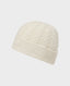 Cashmere Cable Hat Linen Gold Lurex | Really Wild Clothing | Accessories | Front image