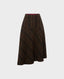 Asymmetric Skirt Bark Blackberry | Really wild clothing | Skirts | Front cut out image