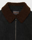 Fur Collar Jacket Charcoal | Really Wild Clothing | Jacket | Collar Detail