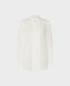 Pintuck Frill collar shirt ice white | Really wild clothing | Shirts & Blouses | Front cut out image