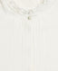 Pintuck Frill collar shirt ice white | Really wild clothing | Shirts & Blouses | Collar Detail