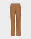 Classic Pleated Trousers, Tan Check | Tailored Trousers | Really Wild | Flat shot Image