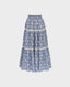 Maxi Tiered Lace Skirt, Blue Fern | Skirts | Really Wild | Flat Shot
