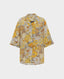 Short Sleeves Liberty Silk Shirt in English Golden Field | Liberty Print | Shirts & Blouses | Really Wild Clothing | Flat Shot