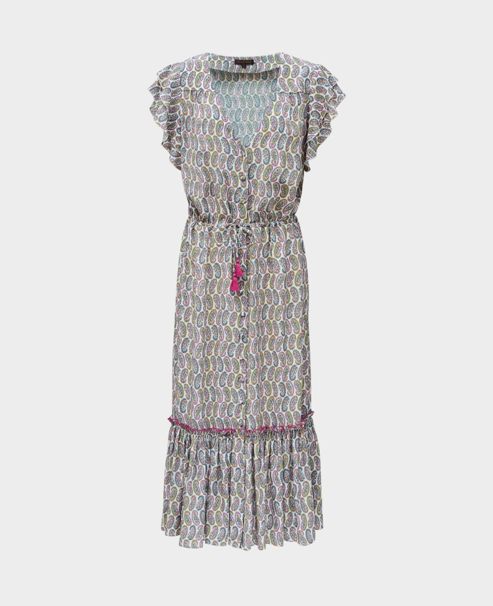 Liberty Ruffle Sleeve Dress