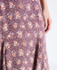 Liberty Silk Flippy Skirt, Burgundy Fern | Skirts | Really Wild | Detail Shot