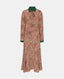 Liberty Print Silk Collared Tie Neck Dress, Ivy/Red Paisley | Dresses | Really Wild | Flat Shot