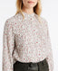 Liberty Print Nehru Collar Silk Shirt