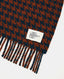 Lambswool Stole, Houndstooth Rust | Accessories | Really Wild | Bute Looms Label