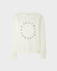 Organic Cotton Sweatshirt, Cream | Really Wild Clothing | Flatshot