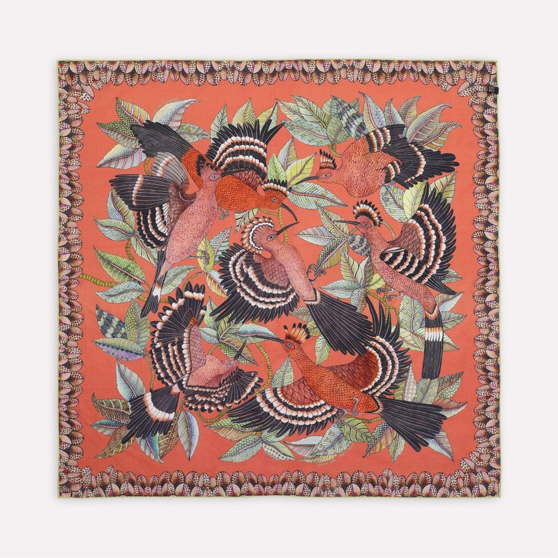 Ardmore - Hoopoe Hop 100% Silk Scarf