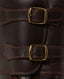 Heritage Calf Length Leather Boots, Brown | Really Wild Clothing  | Footwear | Buckle  image 