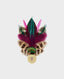 Feather Pin In Magenta | Really Wild Clothing | Accessories | Front image