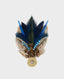 Feather Pin, Blue | Really Wild Clothing | Flatshot 