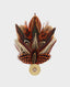 Feather Pin, Orange | Really Wild Clothing | Packshot 