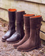 Heritage Calf Length Leather Boots, Brown | Really Wild Clothing  | Footwear | Campaign