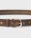 Boomer Leather Stud Belt | Really wild clothing | Accessories |