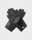 Dents Leather Driving Gloves, Black | Really Wild Clothing | Flat Lay Crossed