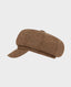 Baker Boy Hat, Brown Herringbone | Hats | Accessories | Really Wild | Flat Shot
