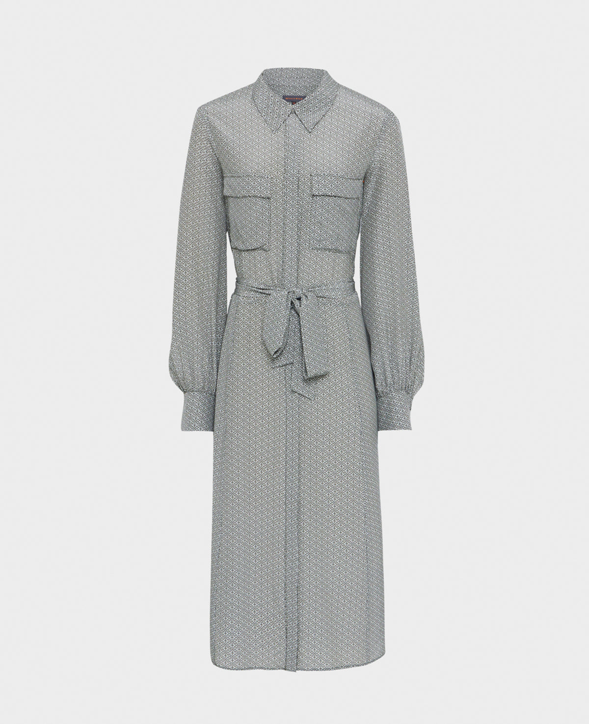 Liberty Print Silk Pocket Shirt Dress