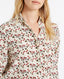 Liberty Print Bishop Sleeves Silk Shirt, Strawberry Garden | Shirts & Blouses | Really Wild Clothing | Detail