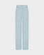 Wide Leg Trousers, Opal Blue | Really Wild Clothing | Flat Shot