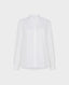 Cotton Long Sleeve Relaxed Fit Shirt, Ice White | Really Wild Clothing | Flat Shot