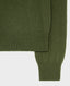 Crew Neck Cashmere and Wool Blend Jumper, Bay Leaf Green | Flatshot Two