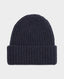 Cashmere Ribbed Beanie, Navy | Really Wild | Flatshot One