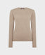 Cashmere Crew Neck Jumper, Mocha | Really Wild | Flatshot One