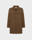 Utility Wool Coat, Camel Brown Herringbone | Really Wild | Flatshot One

