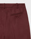 Straight Leg Wool Trousers, Dark Cherry | Really Wild | Flatshot Two